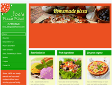 Tablet Screenshot of joespizzaplaza.com